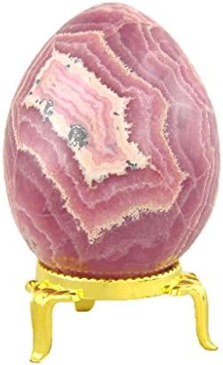 Rhodochrosite Healing Egg with Stand Reiki Activated