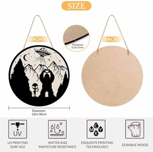 Welcome Wreath Front Door Decor 12Inch Wood Sign Farmhouse Style