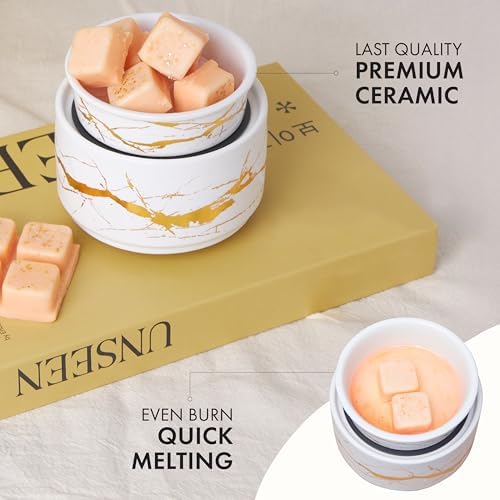 PALANCHY 3-in-1 Wax Melt Warmer Ceramic Electric