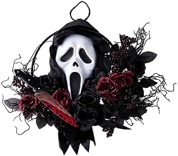 Spirit Halloween Ghost Face Slasher Wreath