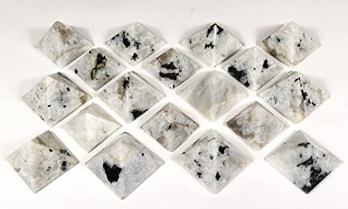 HQRP Rainbow Moonstone Pyramid Natural Decor Specimen