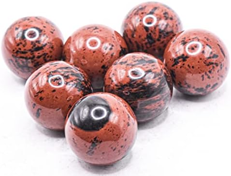 HQRP 25mm Mahogany Obsidian Sphere Decor Stone - Mexico 1PC