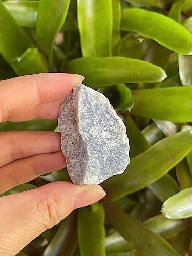 1 Pound Raw Angelite Stones - Natural Rough Angelite for Decor and Energy Work