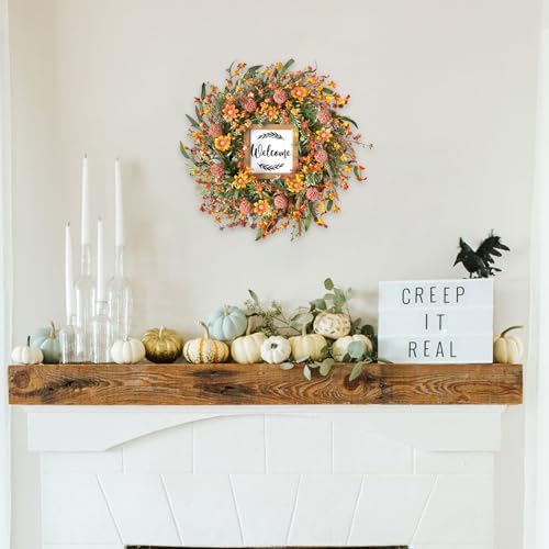 Idyllic Summer Wreath Front Door Autumn Decor