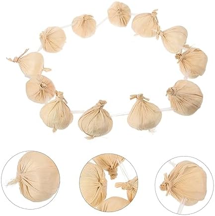Realistic Garlic String Wreath for Stage and Cosplay