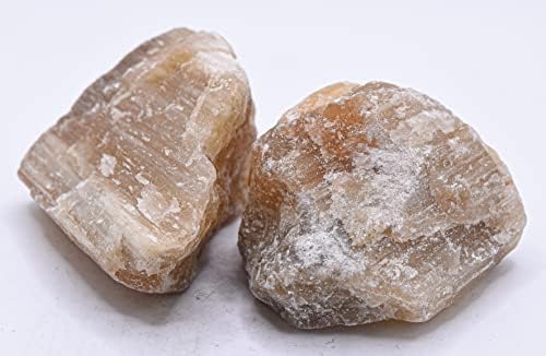 HQRP Orange Cats Eye Stilbite Rough Specimen Crystal Mineral for Carving