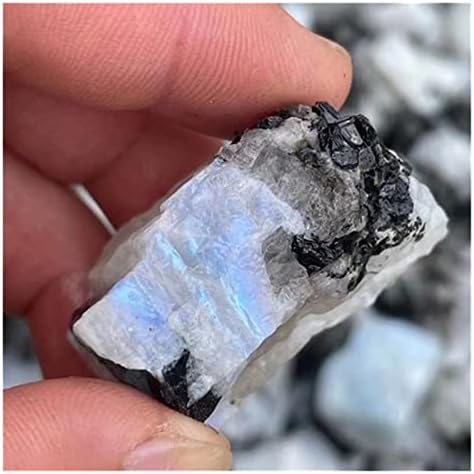 FIDEMM Natural Rainbow Moonstone 100g Healing Crystal