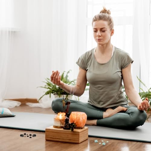 PATIKIL Crystal Tumbled Chips Stones 2 Sets Multicolor for Aquarium and Decor