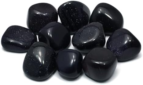 CrystalAge Blue Goldstone Tumble Stones Pack of 5