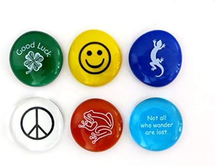Lifeforce Glass Geocache Swag Set of Six