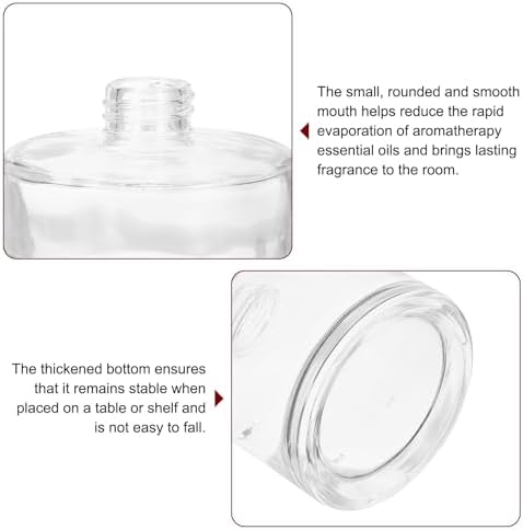 HARFINGTON 200ml Empty Glass Diffuser Bottle