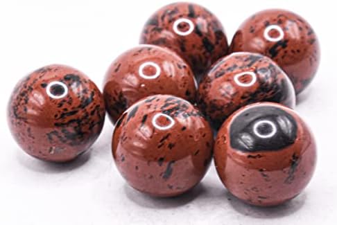 HQRP 25mm Mahogany Obsidian Sphere Decor Stone - Mexico 1PC