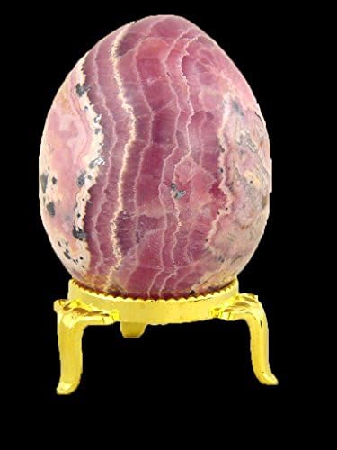 Rhodochrosite Healing Egg with Stand 1