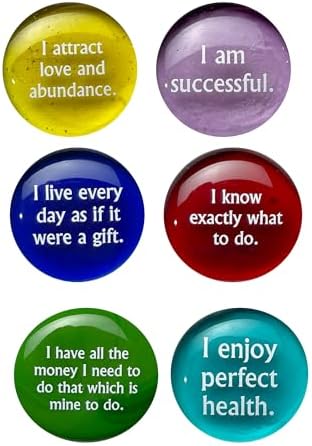 Lifeforce Glass Affirmation Stones Set II