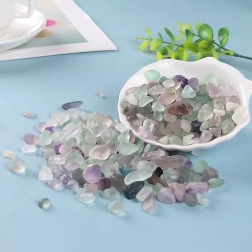 Rainbow Fluorite Tumbled Stones 22lb 9-12mm