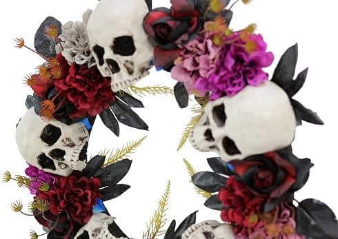Haunted Hill Farm 24-Inch Halloween Wreath