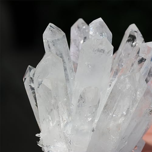Unique Natural Clear Quartz Crystal Cluster Home Decor Specimen 300400g