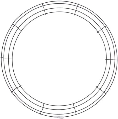 Panacea Wire Wreath Frame 20 Inch Green