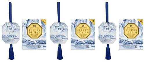 KHAOKHO Donna Chang Fleurs De Siam Perfumed Sachet Pack of 3