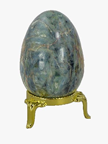Kyanite Healing Egg with Stand Reiki Activated
