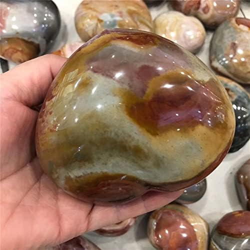 PEKMAR Natural Rough Sea Stone Heart Crystal Decoration Specimen 1pc 5cm