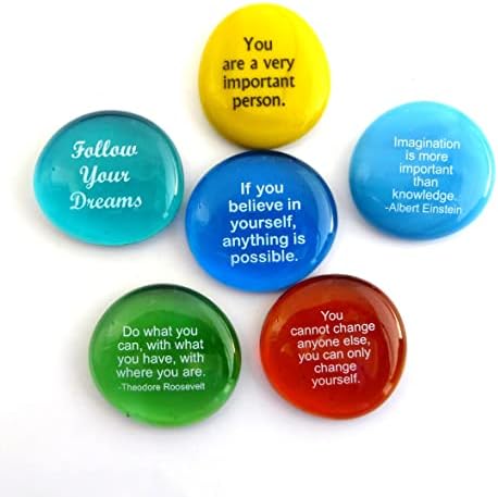 Lifeforce Glass Motivation Stones Set I
