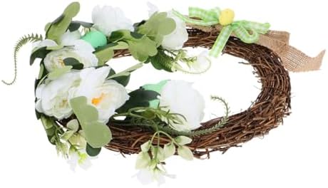 Pastel Egg and Flower Artificial Spring Wreath