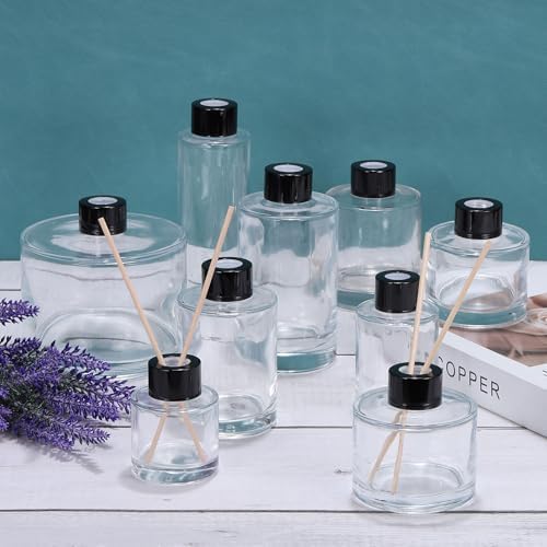 HARFINGTON 200ml Empty Glass Diffuser Bottle