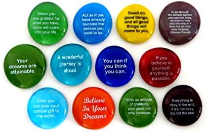 Destiny Stones 12 Glass Stones for Positive Future