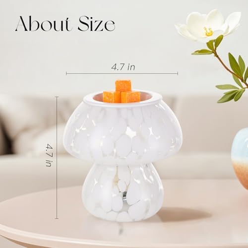 Candeldo Mushroom Wax Melter Warmer with Light
