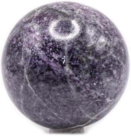 HQRP 22 Inch Kammererite Clinochlore Sphere UV Reactive Decorative Crystal Ball with Stand