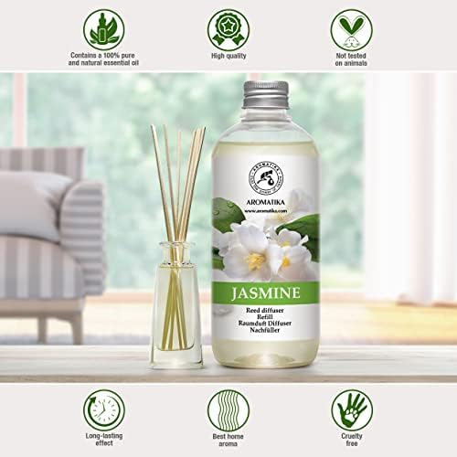 Jasmine Essential Oil Reed Diffuser Refill 2x500ml