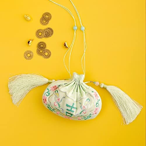 Quenny Chinese Style Lake Green Sachet Bag