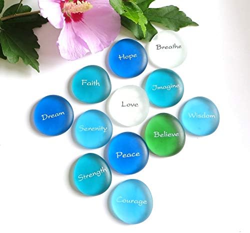 Mermaids Message Assortment 100 Frosted Glass Stones