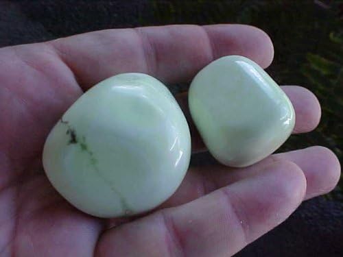 ZS1007 Gemquartz Limestone Tumbled Polished Pair