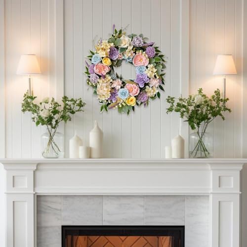 TEMPUS Spring Summer Wreath for Front Door