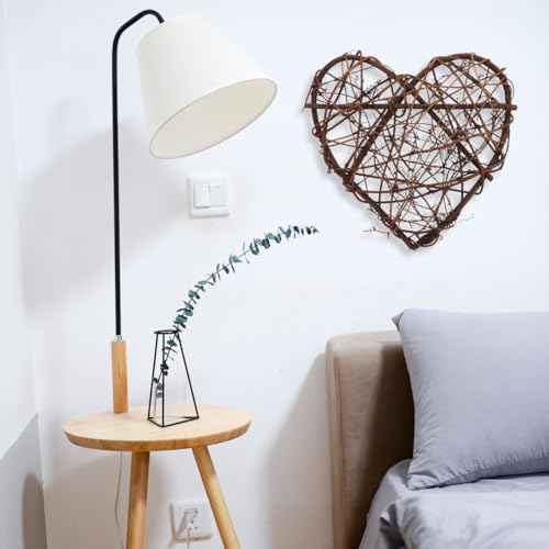 EXCEART 2 Pcs Heart Shaped Wreath Decor