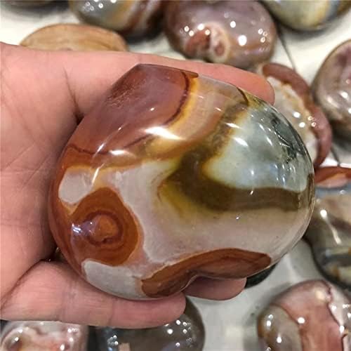 PEKMAR Natural Rough Sea Stone Heart Crystal Decoration Specimen 1pc 5cm