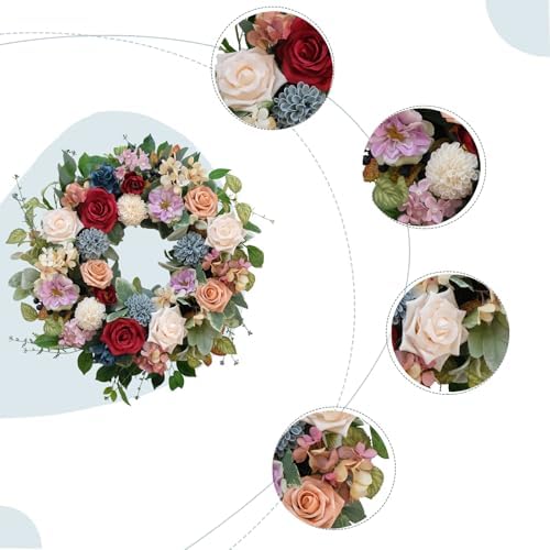 Bibelot 22 Inch Artificial Spring Floral Wreath