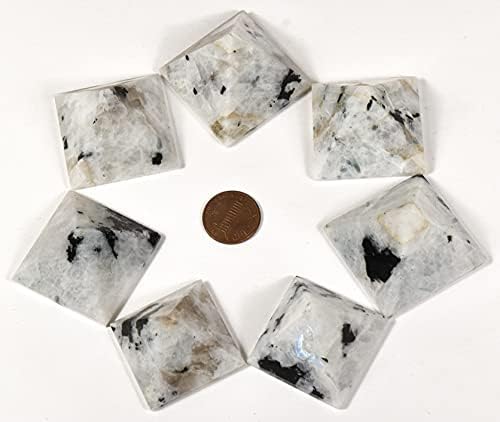 HQRP Rainbow Moonstone Pyramid Natural Decor Specimen