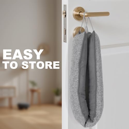 UUYUUY Door Draft Stopper 48 Grey All-Season Gap Filler