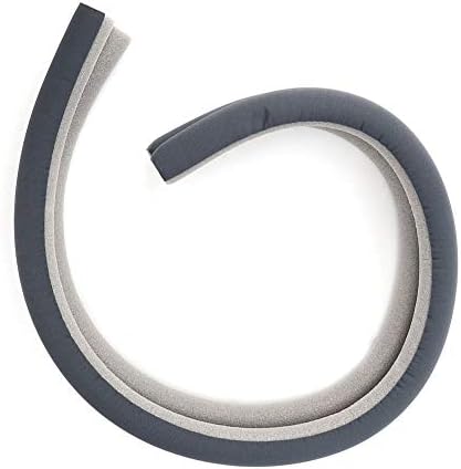 Teuopioe Adjustable Door Draft Stopper Gray