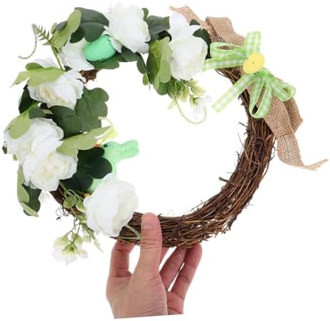 Pastel Egg and Flower Artificial Spring Wreath