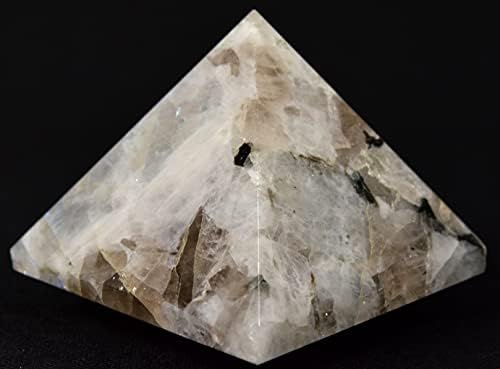 HQRP Rainbow Moonstone Pyramid Natural Decor Specimen