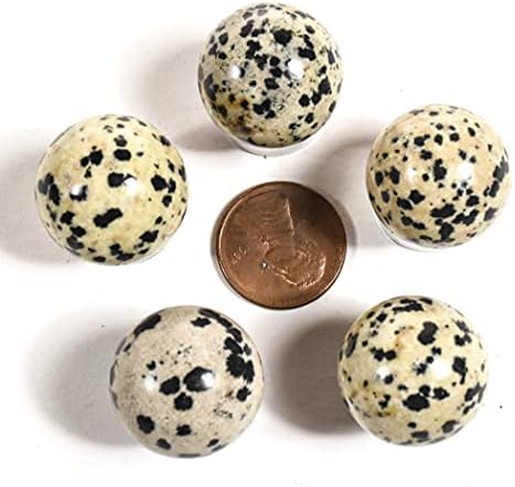 Dalmatian Jasper Sphere Natural Gemstone Decor Ball