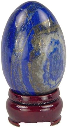 Natural Afghanistan Lapis Lazuli Egg With Stand
