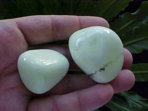 ZS1007 Gemquartz Limestone Tumbled Polished Pair