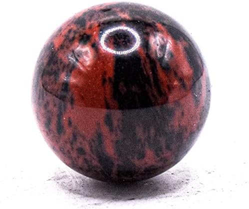 HQRP 25mm Mahogany Obsidian Sphere Decor Stone - Mexico 1PC