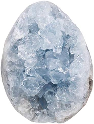 Rockcloud Blue Crystal Stones Desk Ornament Set Pack of 2