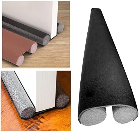 HUFFA Under Door Draft Stopper Insulation Cold Air Blocker Gray